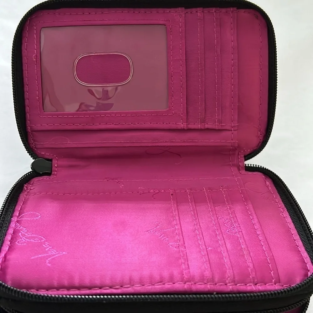 Vera Bradley Wristlet Wallet in Canterbury Magenta